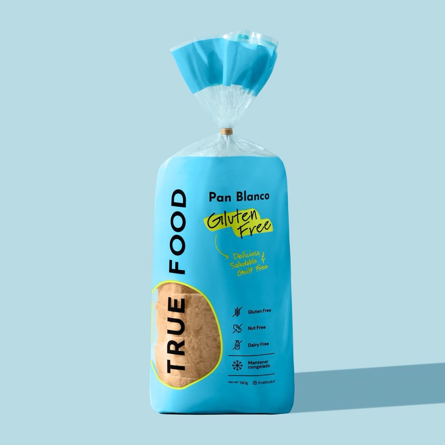 Empaque de Pan Blanco de True Food