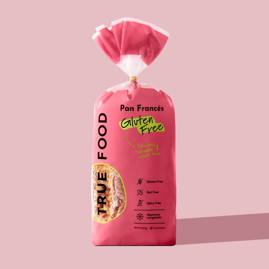 Empaque de Pan Francés de True Food