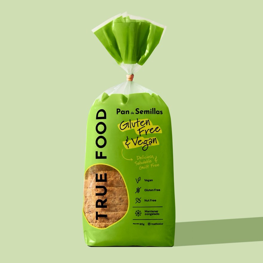 Empaque de Pan de Semillas de True Food